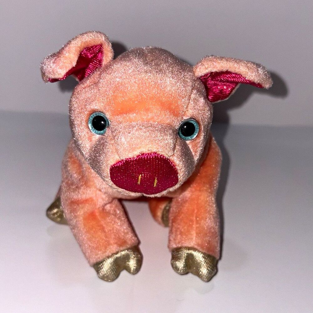 Ty Beanie Baby Pig Plush Stuffed Animal Mini Under 6in 1998 Zodiac Birthday